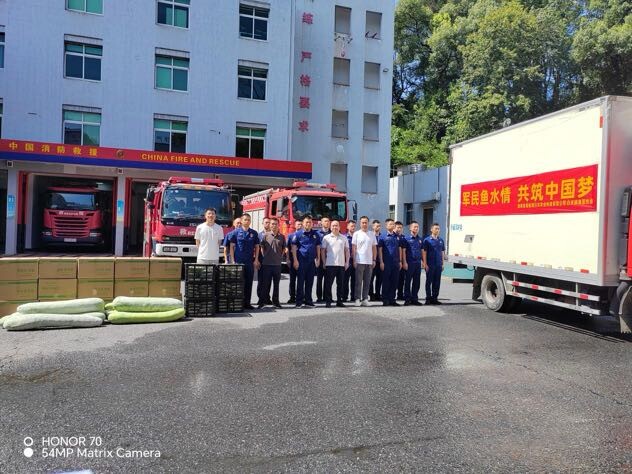 【軍民魚水情】抗戰(zhàn)勝利80周年之際，蘆淞企業(yè)自發(fā)開展
